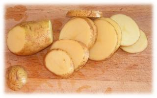 ziemniaki pocite w talarki